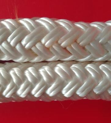 Cavo di nylon intrecciato sottile di nylon intrecciato bianco della corda 5mm del poliestere
