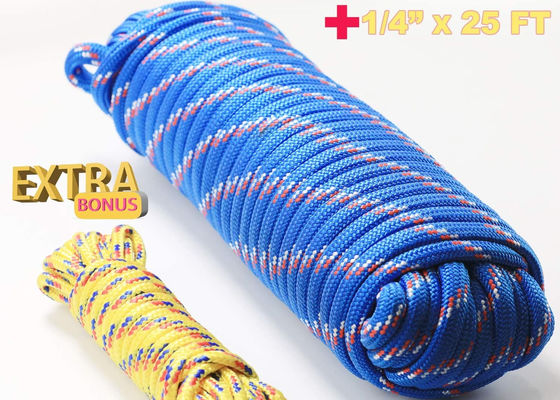 Diamond Braided Nylon Rope 32 incaglia resistente UV 100FT di 1/2in