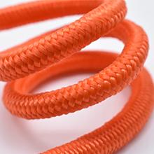 magnete di nylon di 8mm che pesca corda 65 piedi di corda di sicurezza con Carabiner 2