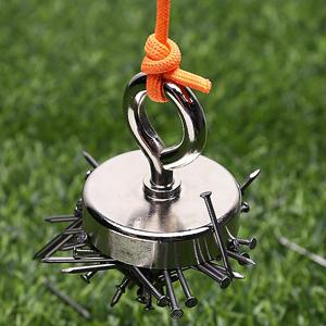 magnete di nylon di 8mm che pesca corda 65 piedi di corda di sicurezza con Carabiner 6