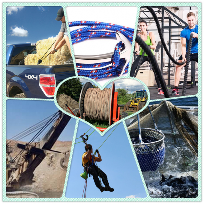 2~20mm Guy Ropes di campeggio di nylon 573 libbre resistenti UV per la tenda 0