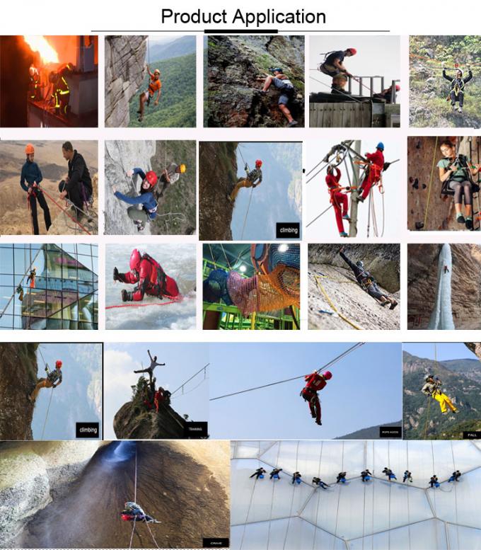 Uso all'aperto Rappelling della corda statica della corda 12mm di arrampicata di nylon 0