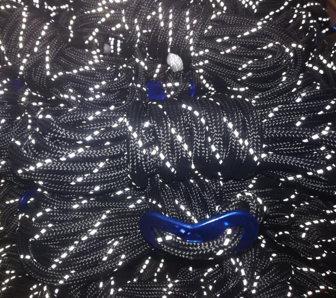 nylon riflettente Paracord 100ft della corda della tenda del filo 5/32inch 8 di 4mm 1 pacco 0