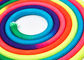 Il poliestere di nylon fluorescente della corda 10mm dell'arcobaleno ha intrecciato il cavo ad alta resistenza